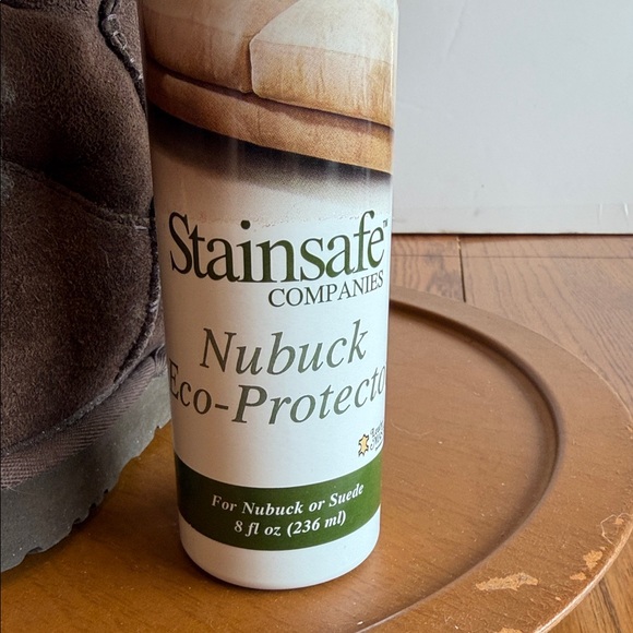 UGG Australia Brand Tall Chocolate Suede Boots Ribbons & real Sheepskin Lining - Picture 15 of 15